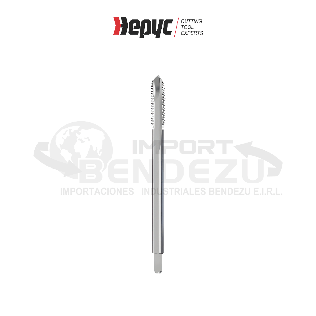 [22720010015] MACHO P/MAQ RECTO UNC HSS-E LARGO  M10X1.5 L200 HEPYC 22720010015