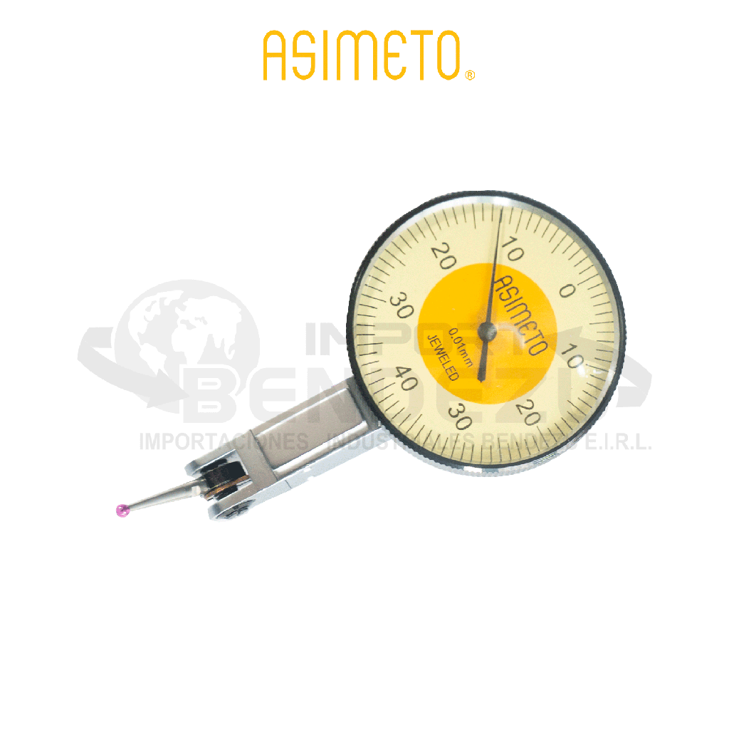 RELOJ PALPADOR HORIZ P/LARGA 0.01MMX1.0MM  CARAT/GRANDE ASIMETO 502-10-2