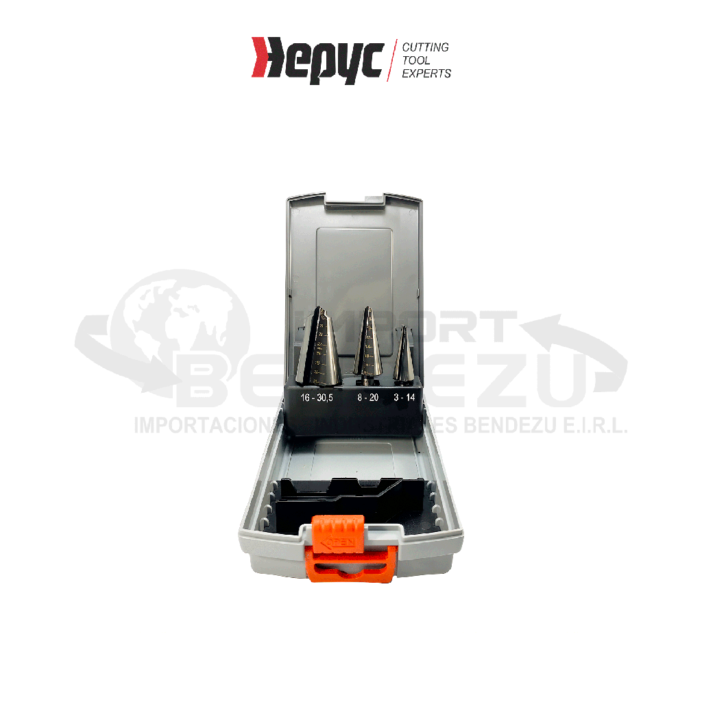 BROCA  AVELLANADORA 3-30MM HSS HEPYC 51380000001