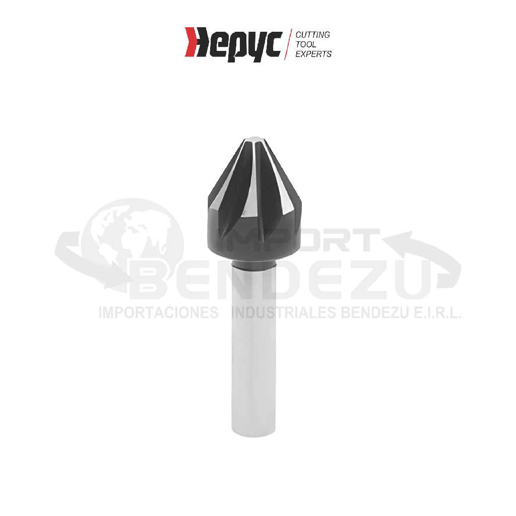 [51270002000] AVELLANADOR HSS 20.00MM-90º DIN335A HEPYC 51270002000 (VARIOS CORTES)