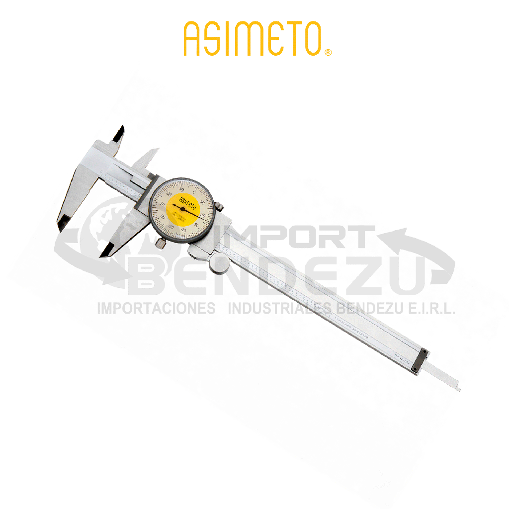 CALIBRADOR C/RELOJ 0-150MM X 0.01MM ASIMETO P303-06-0
