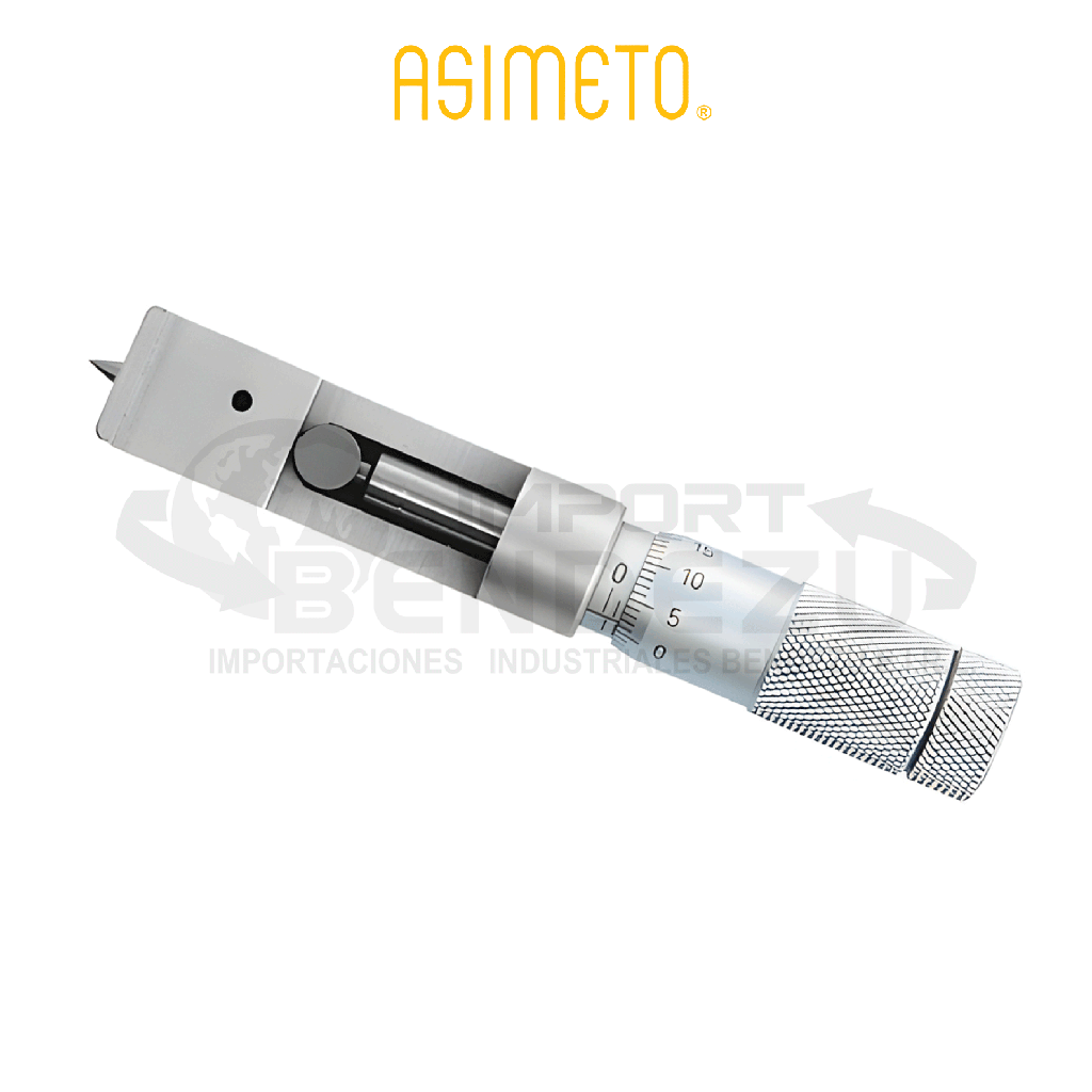 [162-01-0] MICROMETRO P/COSTURA DE LATAS 0-13MM ASIMETO 162-01-0 