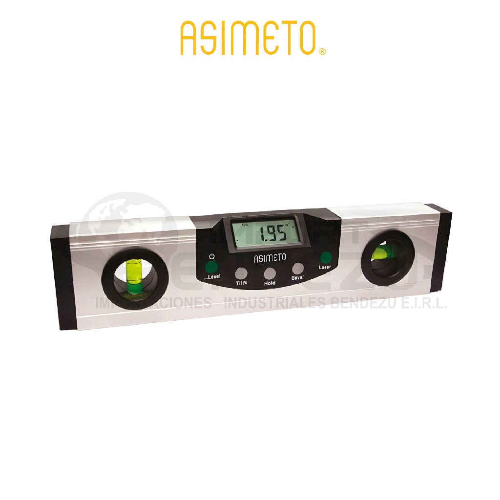 NIVEL DIGITAL 225MM (4X90°) ASIMETO 490-50-1