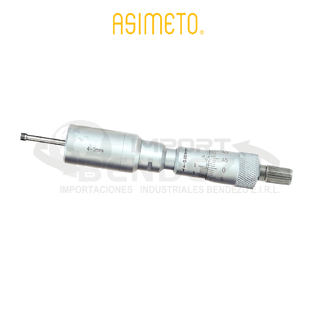 MICROMETRO INT 3 PUNTAS 40-50MM X 0.005MM ASIMETO 209-29-0