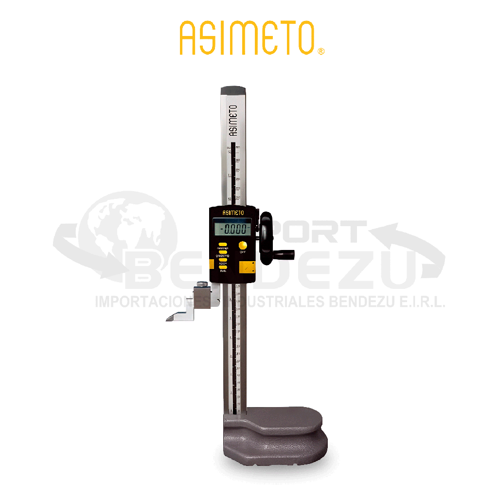CALIBRADOR D/ALTURA DIGITAL 0-300MM/0-12" ASIMETO 625-12-0