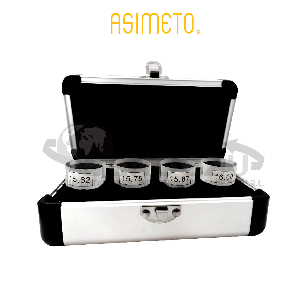 BLOQUES INSPECCION MICROMETRO 0-25MM ACERO ASIMETO 605-52-1