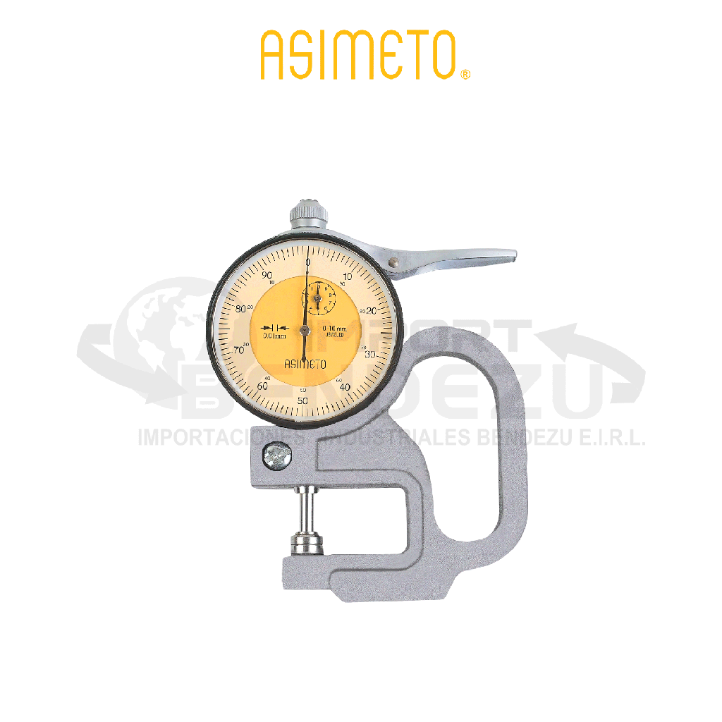 MEDIDOR D/ESPESOR 0-10MM 0.01MM ASIMETO 491-01-2