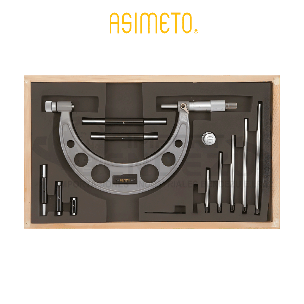 MICROMETRO EXT 500-600MM X 0.01MM ASIMETO 111-24-0