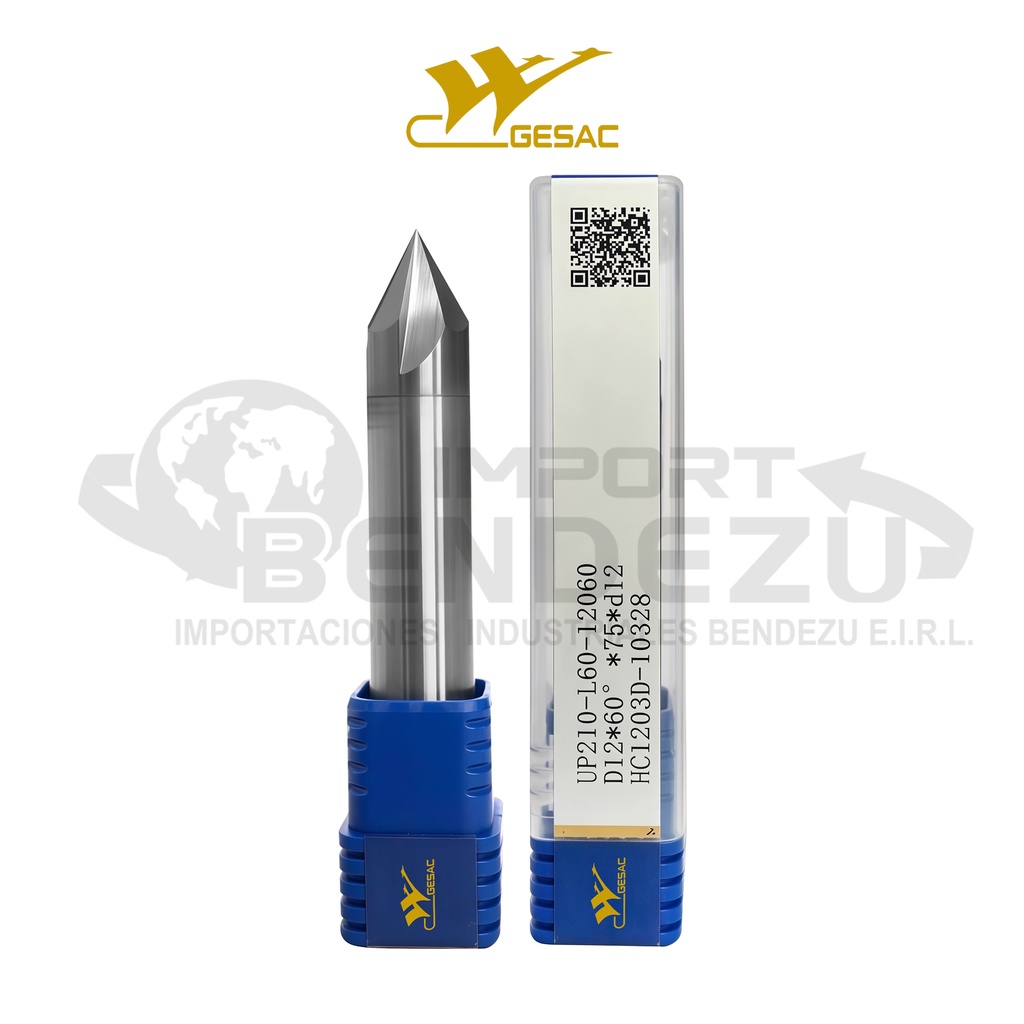 [EBLL12006U03V] FRESA CARB P/BISELAR D12-D12-75L 60° GESAC UP210-L60-12060