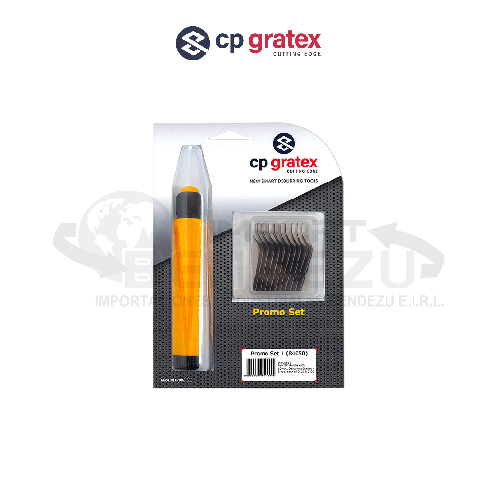 [84050] REBARBADOR 3.2x129X183X30MM PROMO SET 1 (10PZA C10-C20) CP GRATEX 84050