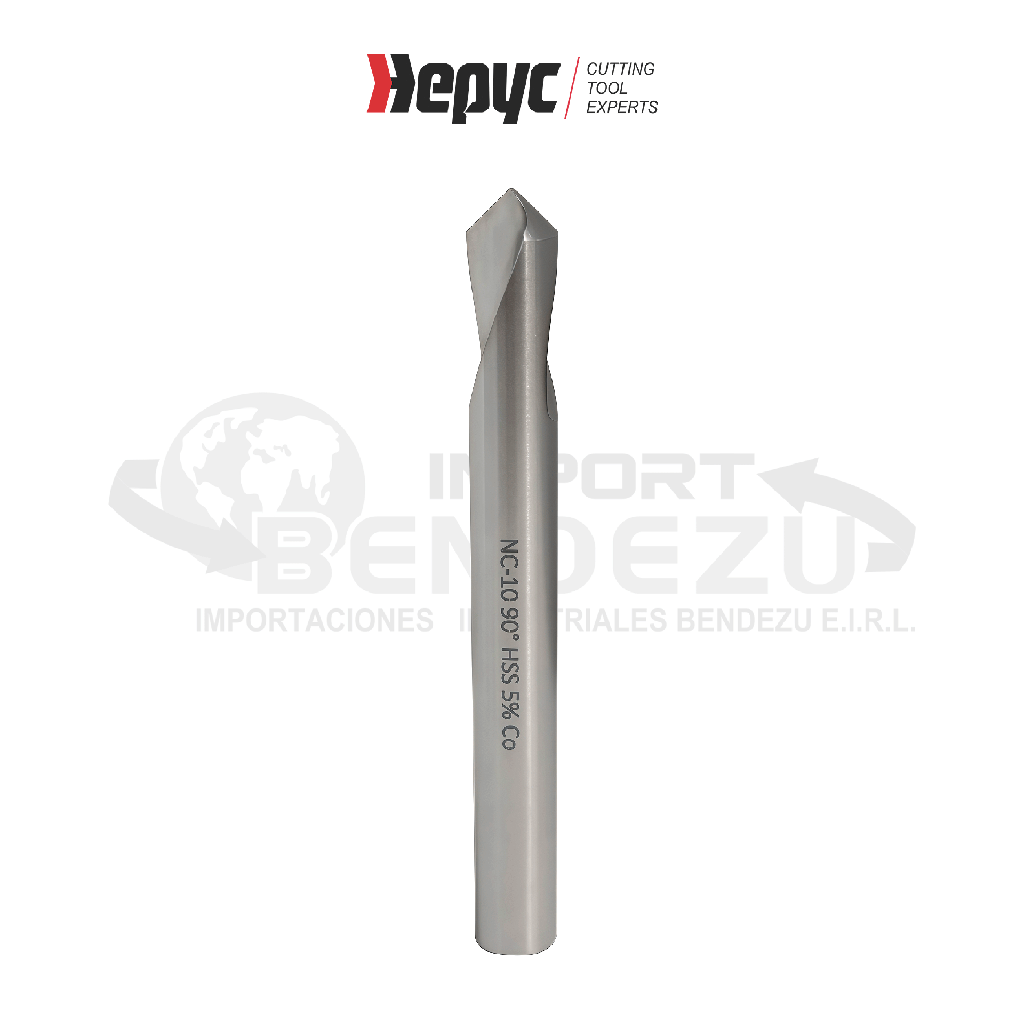 [11380001200] BROCA DE CENTRAR CNC HSS-COB 12.00X102MM (90º) HEPYC 11380001200