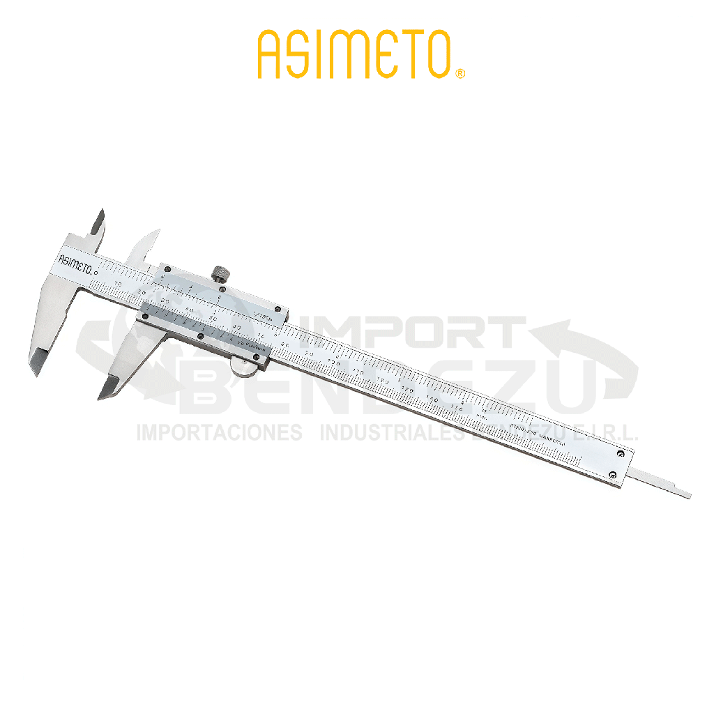 CALIBRADOR CONV/MONOB 0-200MM/0-8" X 0.05MM  ASIMETO 341-08-0