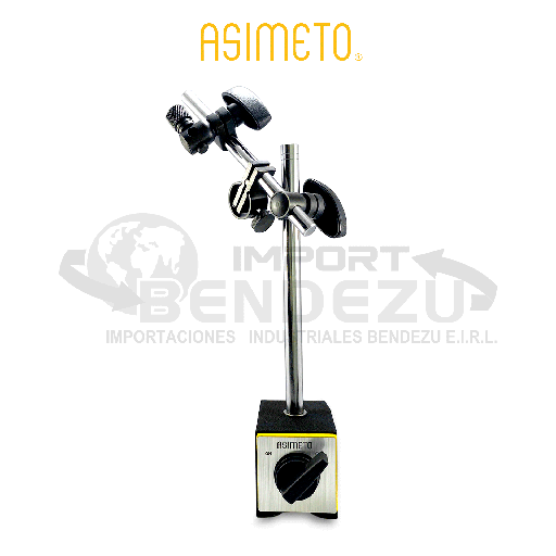 [601-02-0] BASE MAGNETICA  ESTANDAR LARGO 80KG ASIMETO  601-02-0