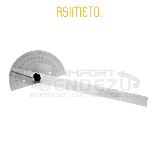 [490-01-2] GONIOMETRO SIMPLE 0-180 º 150MM ASIMETO 490-01-2
